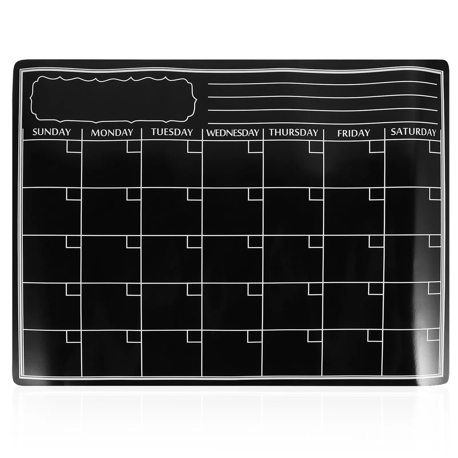 자석 화이트보드 냉장고 메시지 보드 지울 수 있는 주방 알림 일정 계획 드라이 이레이즈 캘린더 할 일 목록 메모