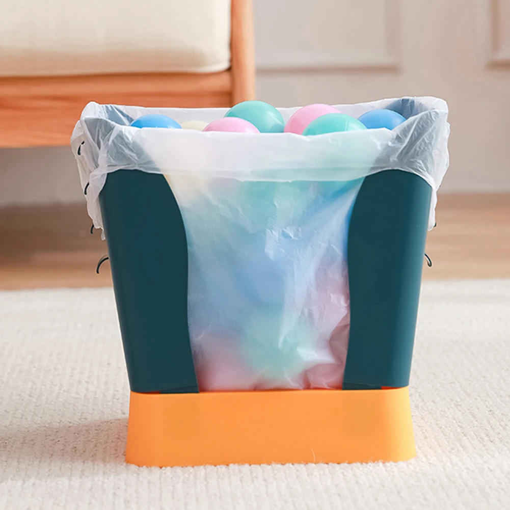 Expandable Trash Can Garbage Bag Holder Household Trash Bucket Portable Waste Bin for Bathroom Bedroom