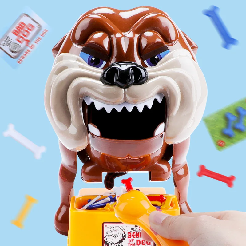 2022 Children's Toys Novelty Beware Dog Biting Fingers Tricking Baby