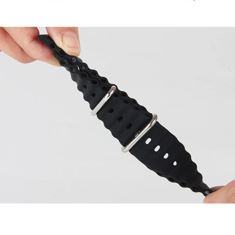 Colorful Ocean Silicone Sports Bracelet Replacement Strap