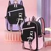Teenagers Cute Schoolbag Shoulder Backpack Nylon Fabric Girls, Large Capacity Splash-Proof 2