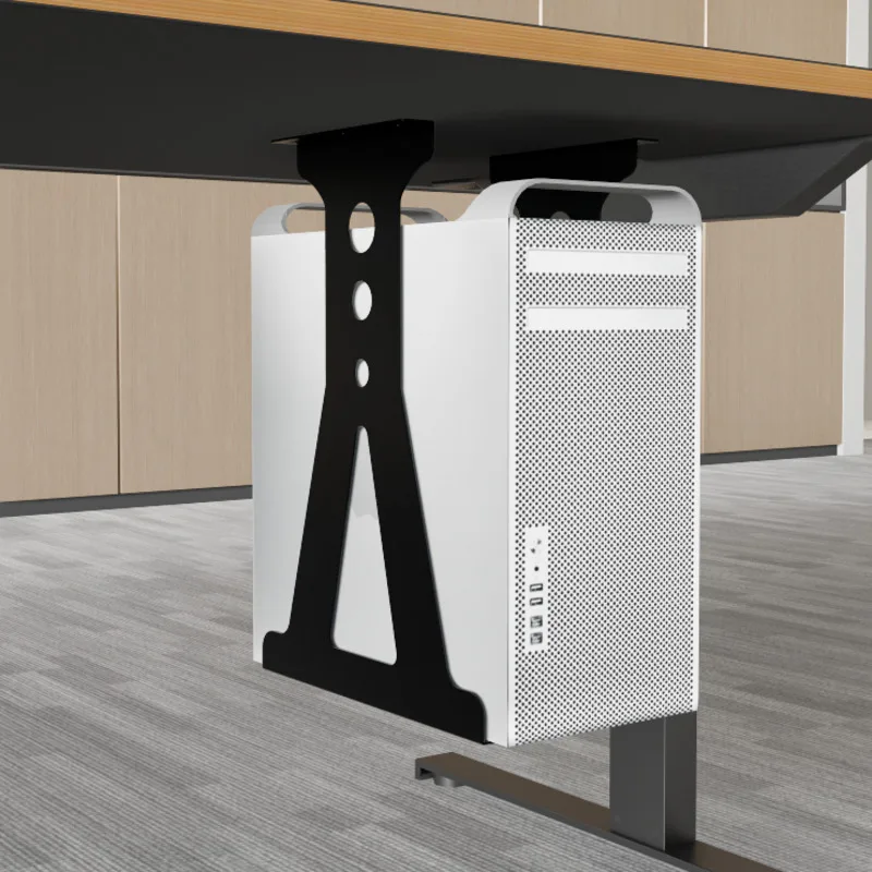 

Computer Host Bracket Saves Space Under The Table Host Storage Shelf Suspended Chassis Heat Dissipation Hanger Can Be Adjusted