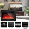 28.5" Electric Fireplace Insert, 3 Color Adjustable Flames, 2 Modes Heat, 8 H Timer, 5 Brightness Settings, 750/1500W Heater 5