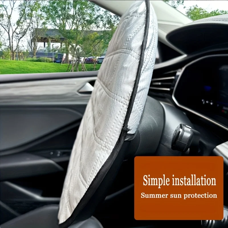 Coprivolante Universale per Auto - Isolamento Termico, Protezione Solare, Design Resistente alle Alte Temperature, Adatto a Vari Modelli di Auto - Image 4