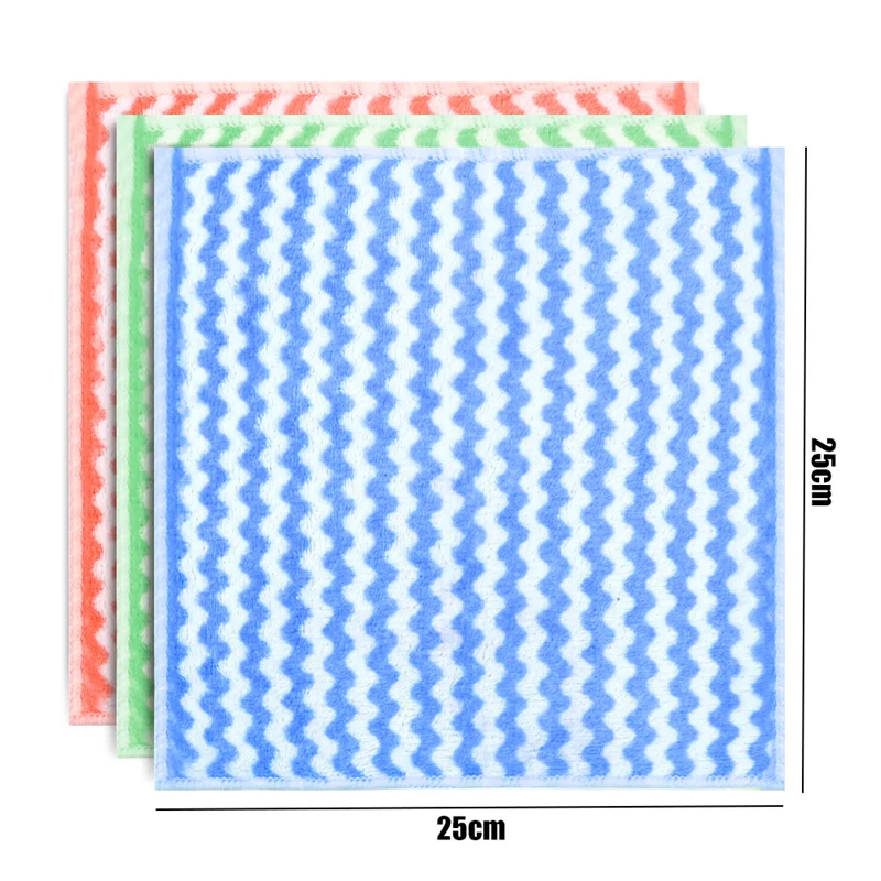 Almofadas de limpeza grossas super absorventes, panos de lavagem, toalha limpa seca e úmida, trapos de limpeza de cozinha, ferramentas