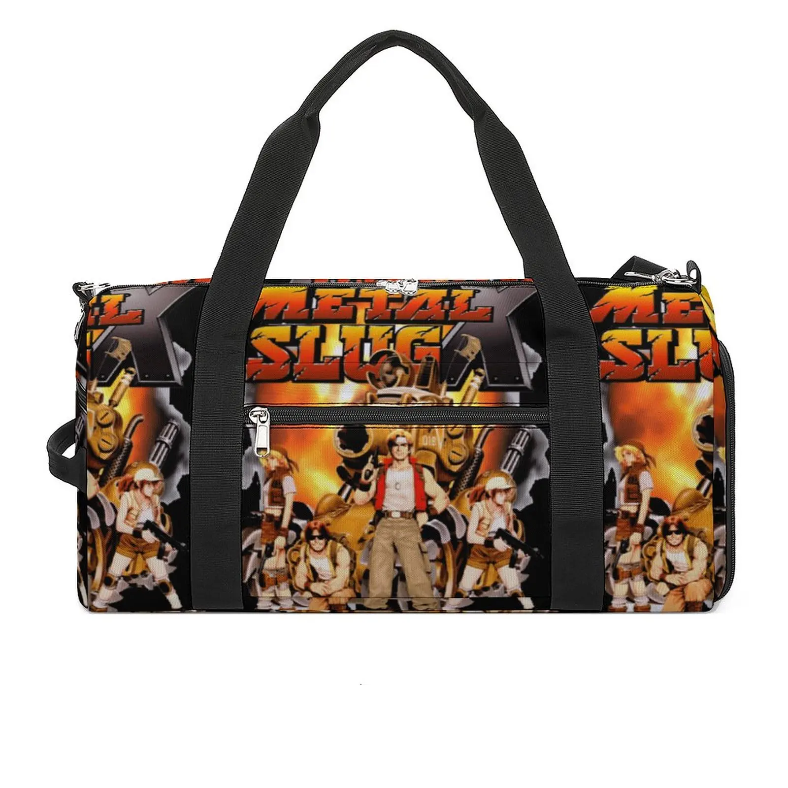

Novelty Game Gym Bag Metal Slug X Swimming Sports Bags Men's Design Large Capacity Cute Fitness Bag Waterproof Handbags