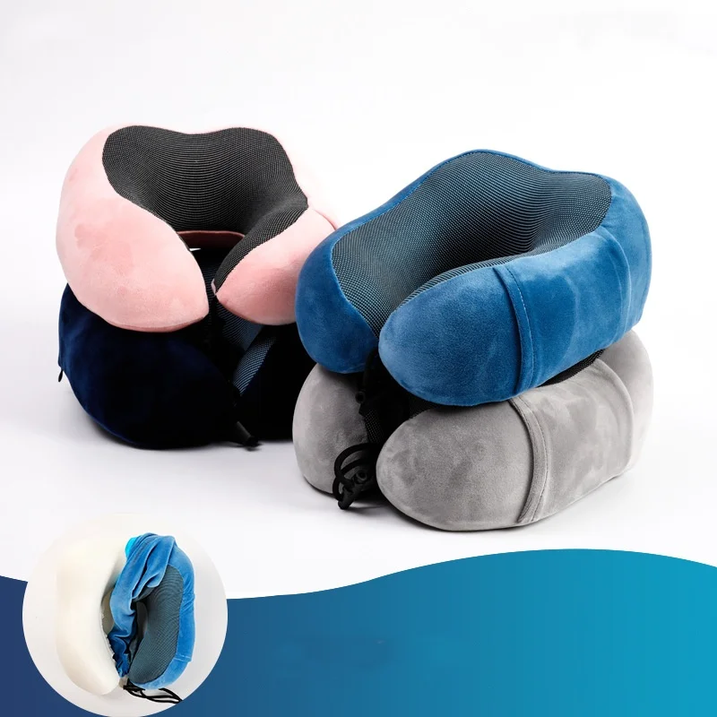Coussin de voyage en mousse à mémoire de forme en forme de U avec housse en maille - Chine U-Shape oreiller et mousse à mémoire de l'oreiller Pillow prix