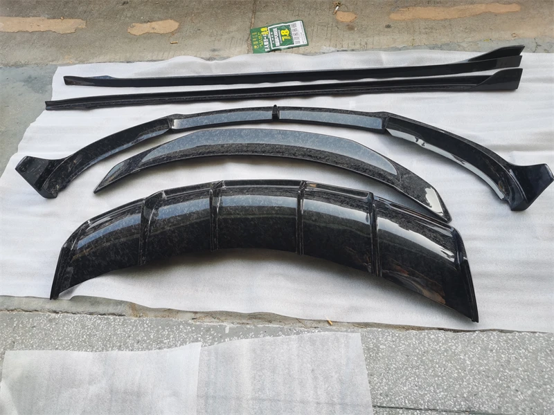 REAL FORGE Carbon Fiber For Tesla Model 3 2019 2020 2021 2022 2023 Front Lip Rear Diffuser Bumper Body Side Skirt Kit Spoiler 22 - Racext REAL FORGE Carbon Fiber For Tesla Model 3 2019 2020 2021 2022 2023 Front Lip Rear Diffuser Bumper Body Side Skirt Kit Spoiler - - Racext 21