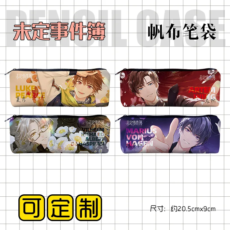 

Карандаш с рисунком из аниме «слезы темы», двойной стеллаж, Ворон, Артем, Мариус, сумка для хранения, школьный пенал, подарок для детей на день рождения