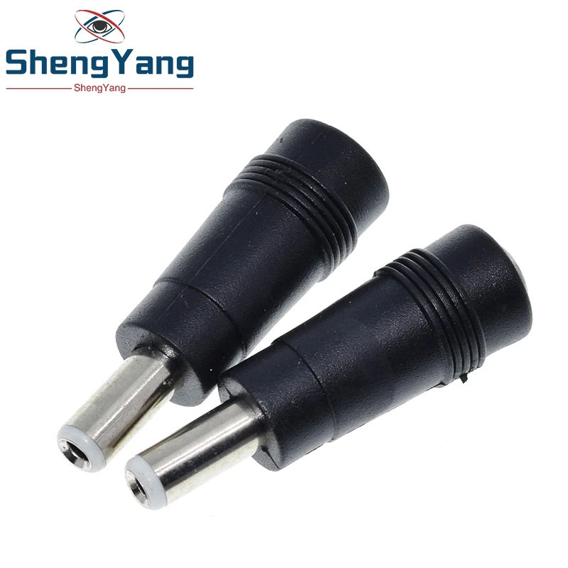 1/2/5 Stück 5,5 x 2,1 mm Buchse auf 5,5 x 2,5 mm Stecker DC-Stromanschlussadapter 5,5*2,1 Buchse auf Stecker 5,5*2,5 für Shengyang