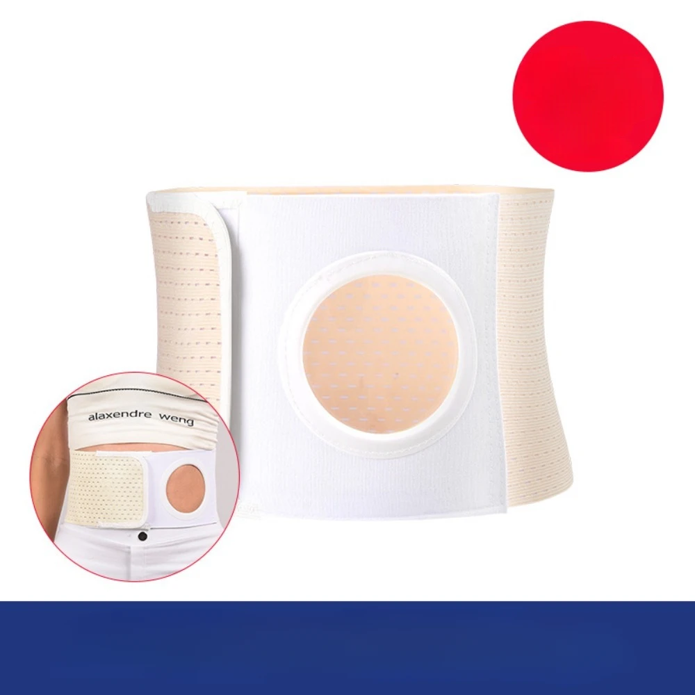 

Portable Ostomy Abdominal Belt Medical Health Care Breathable Brace Waist Support Wear Abdominal Stoma Prevent Parastomal Hernia