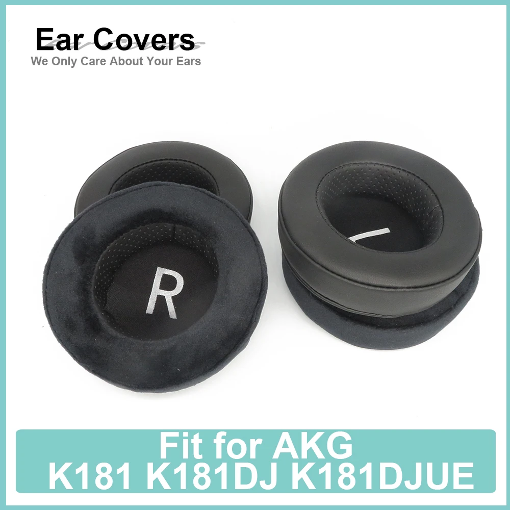 

Earpads For AKG K181 K181DJ K181DJUE Headphone Earcushions Protein Velour Pads Memory Foam Ear Pads