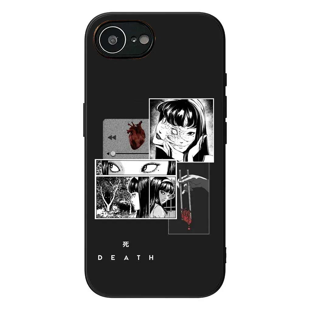 Junji Ito Collection Flexible Phone Cover - Artistic Design Protective Case