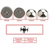 10 Sets Metal Double Rivet Magnetic Clasps Buttons Fastener Bag Press Buckle Purses Handbag Clothes DIY Accessories 14mm 18mm 3