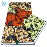 Prix de gros africain véritable cire imprime tissu Ankara cire 100% coton tissu garanti véritable matériel de couture Original 3