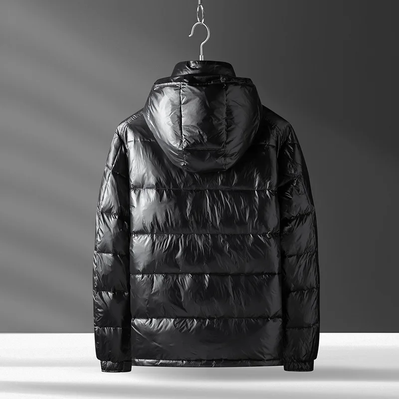 2022 Winter Snow Down Jacket Men Casual Thick Warm Parkas Hooded Coats Multi-pocket White Duck Down Windbreaker Jackets Overcoat