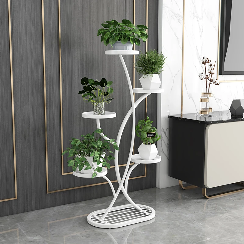 Nordic Creativity Plant Shelves Mere Appearance Living Room Indoor Home Plant Shelves Balcony Garden Furniture Posture FYPS