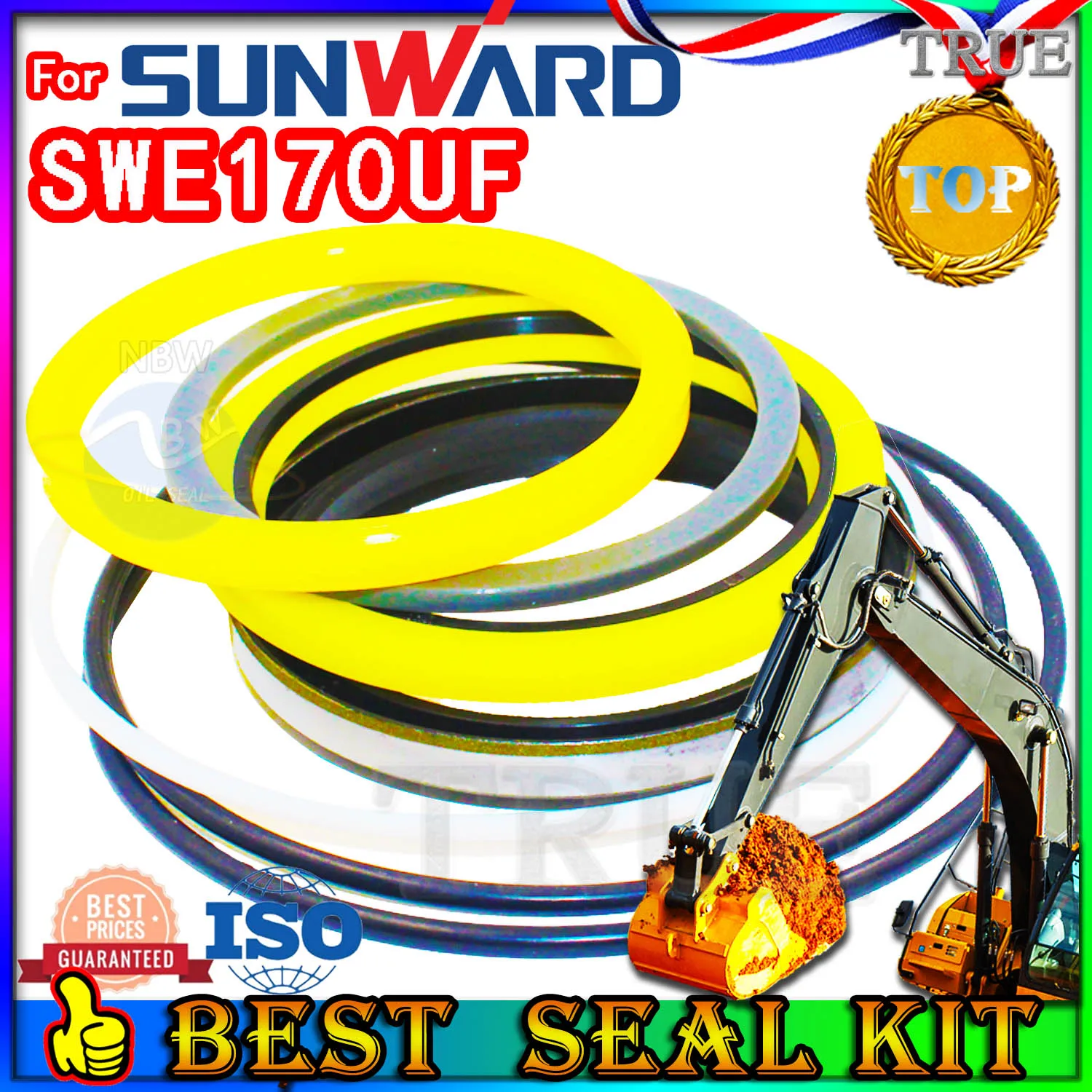 

For Sunward SWE170UF Oil Seal Repair Kit Boom Arm Bucket Excavator Hydraulic Cylinder Nok Washer Skf Service Orginal Quality