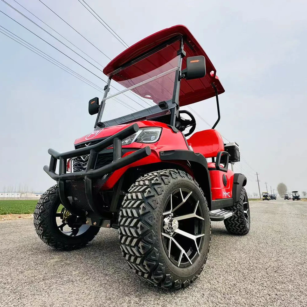 2024 AC 모터 클럽 골프 자동차, 저렴한 전기 리튬 배터리, 승객 6 명 골프 카트, 4KW, 5KW, 7KW, 72V, 신제품