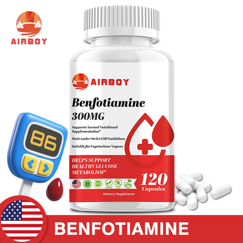 Benfotiamine Helps Maintain Healthy Glucose Metabolism Supports Nervous System Health
