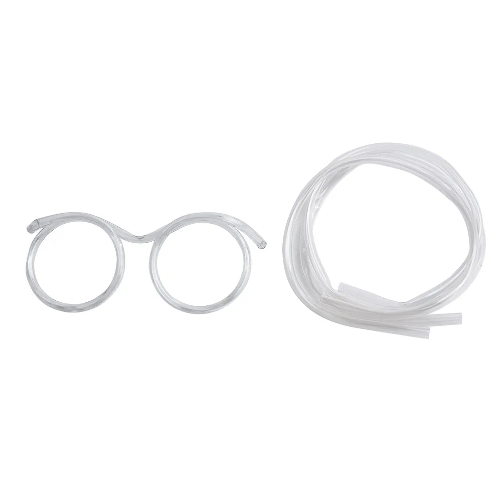 

1x Glasses Straw Creative Glasses And Beard Straws Crazy Funny Plastic Art Straws Made Of High-quality Materials