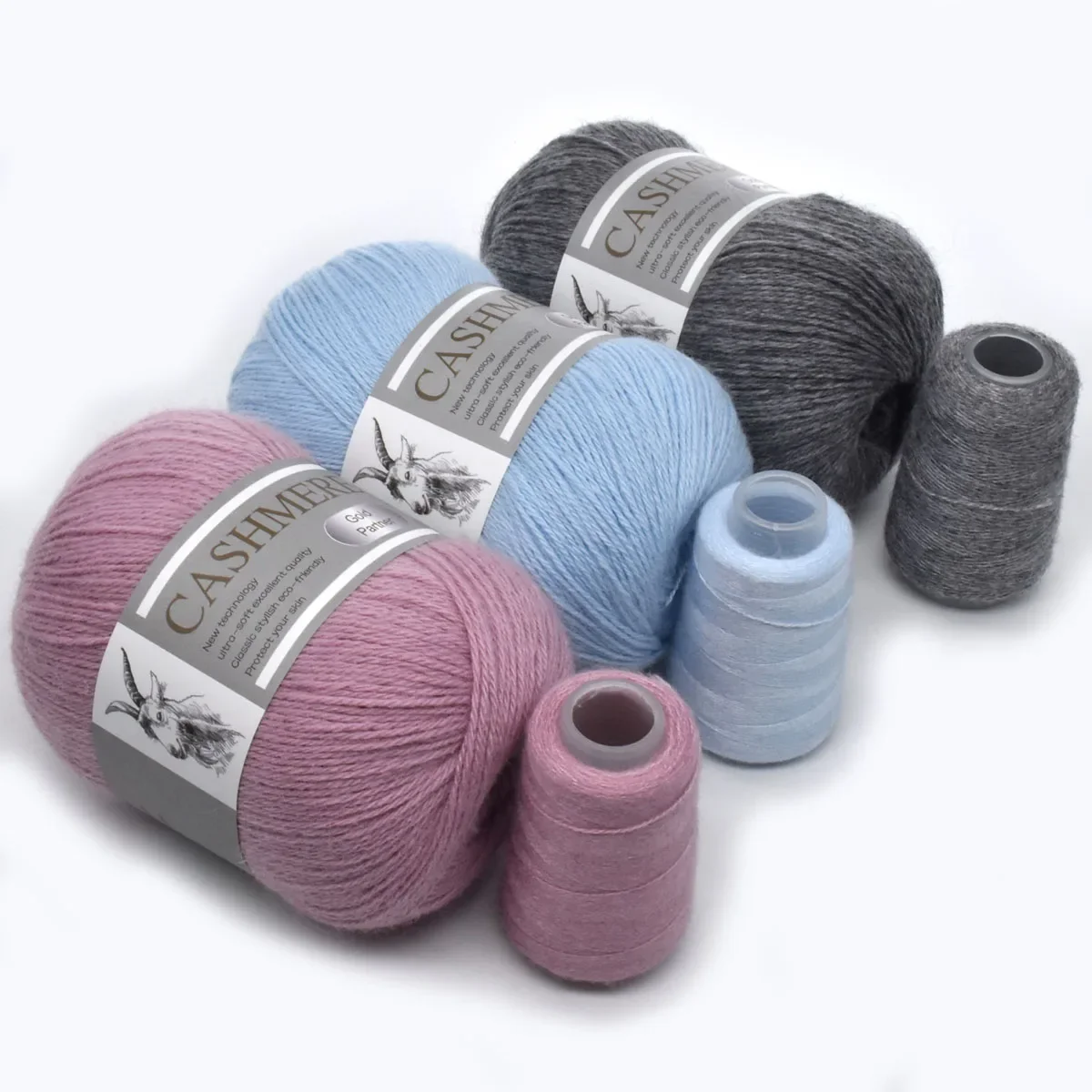 3-Ply Fine Worsted Cashmere Crochet Knitting Yarn for T Shirt 1 Skein 338m 70g Needlework knitting yarn knitting wool yarn crochet yarn cashmere yarn wool yarn cotton knitting yarn cotton yarn cotton wool yarn