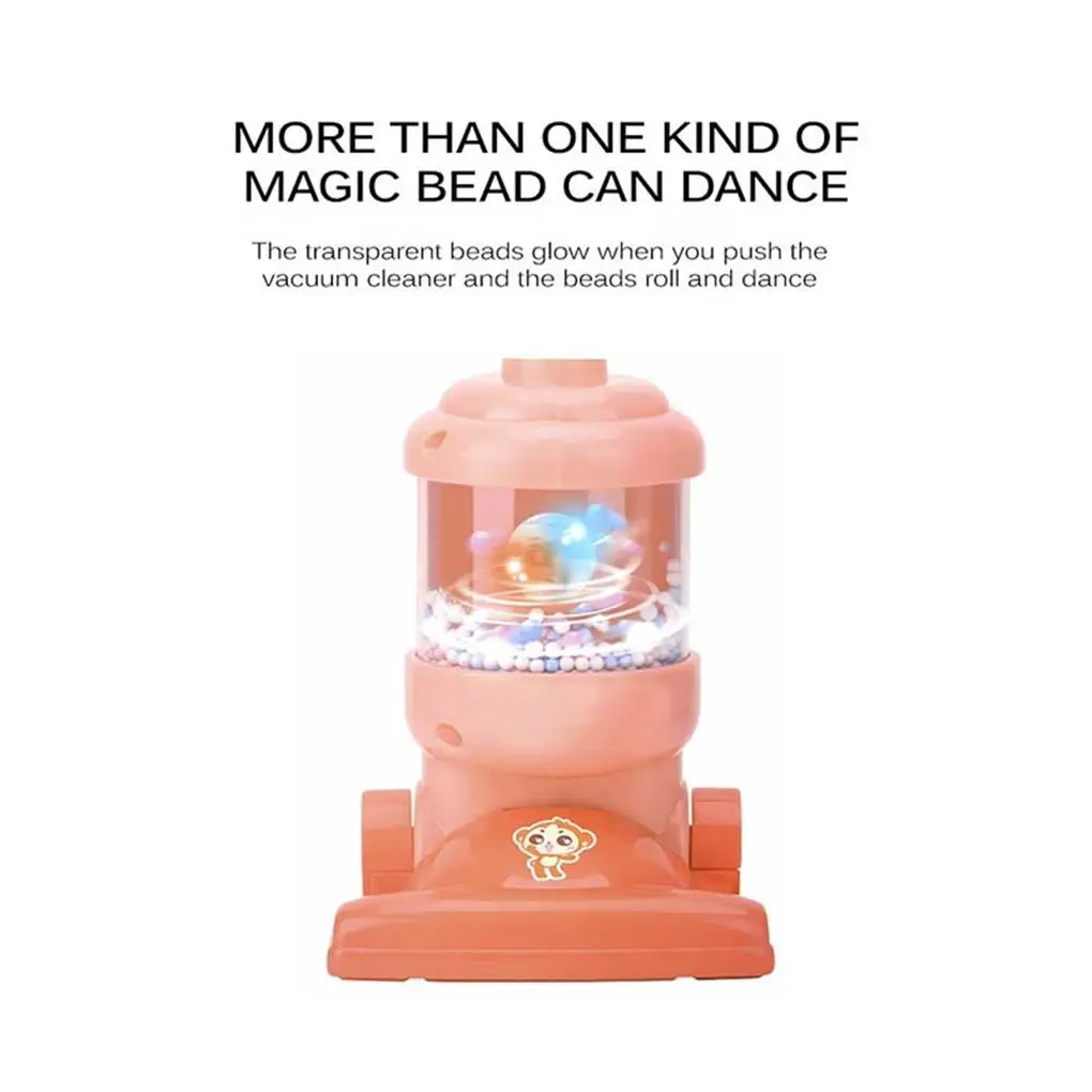 Vacuum Cleaning Toy Interesting Lightweight Waterproof Plaything Durable Vacuums Clean Toys for Home Kindergarten Red 4