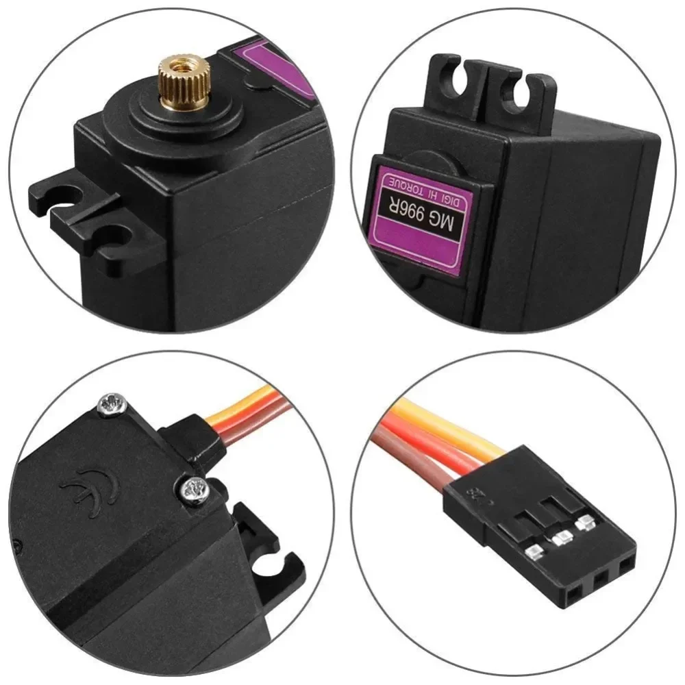 Servo MG996R 13KG RC Engrenage Métal pour Voiture Robot