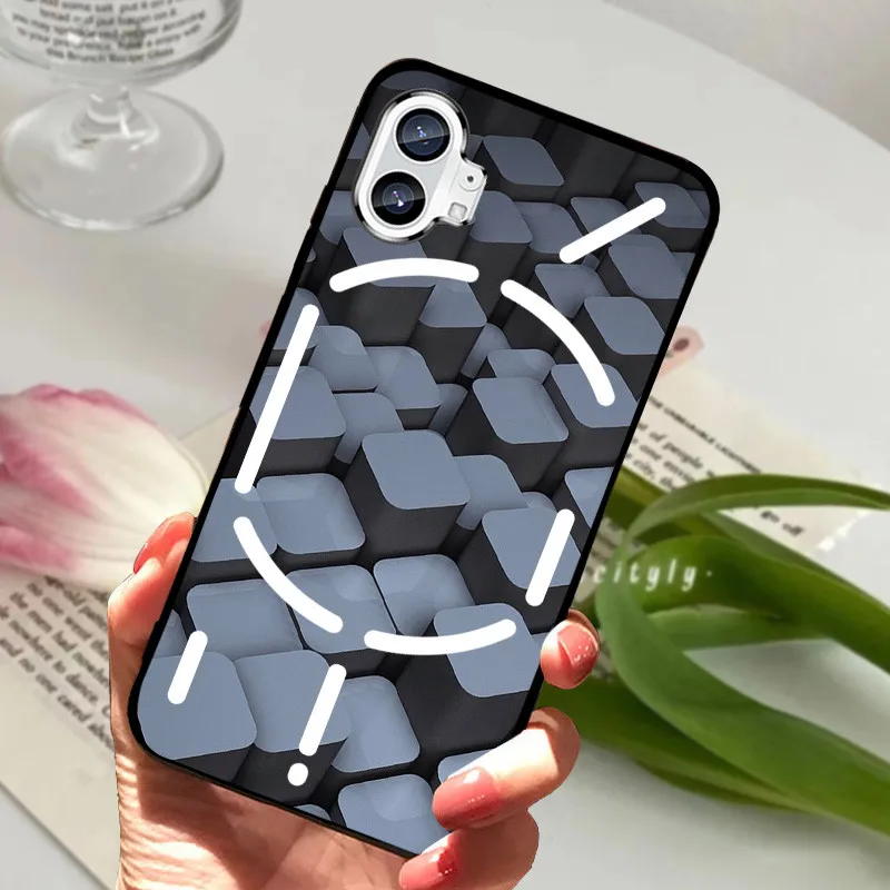 Shockproof Black Bumper Back Phone Case
