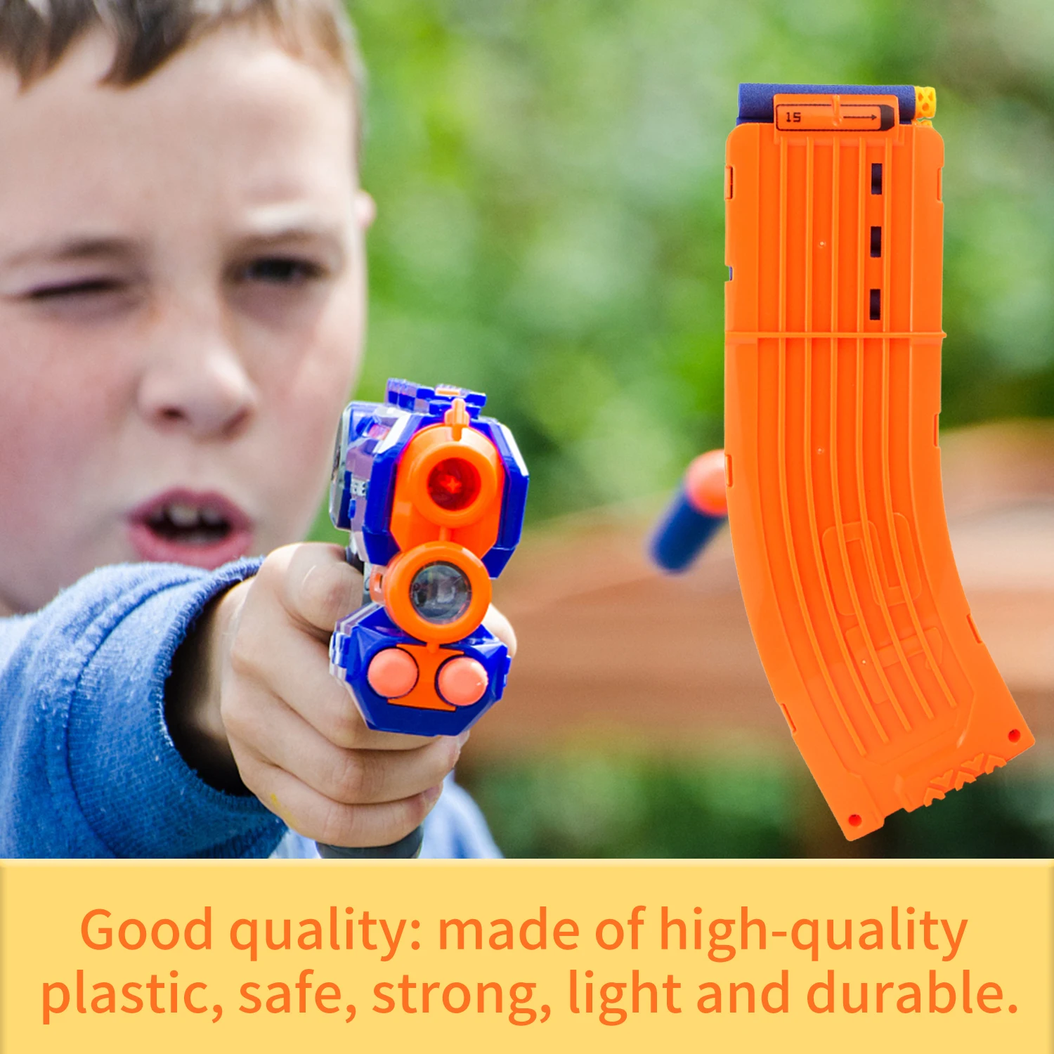 3Pack Curved Magazine Quick Reload Clip Orange With 30pcs Dart Refill Soft  Bullets For Nerf Toy Guns N-Strike Elite Series - AliExpress