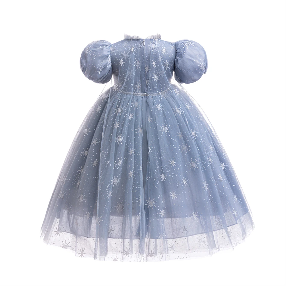Frozen Girl Costume Children Sequin Puffy Princess Dress With Cloak Wedding  Flower Girl Dress Carnival Ball Costume For Children - AliExpress 1501