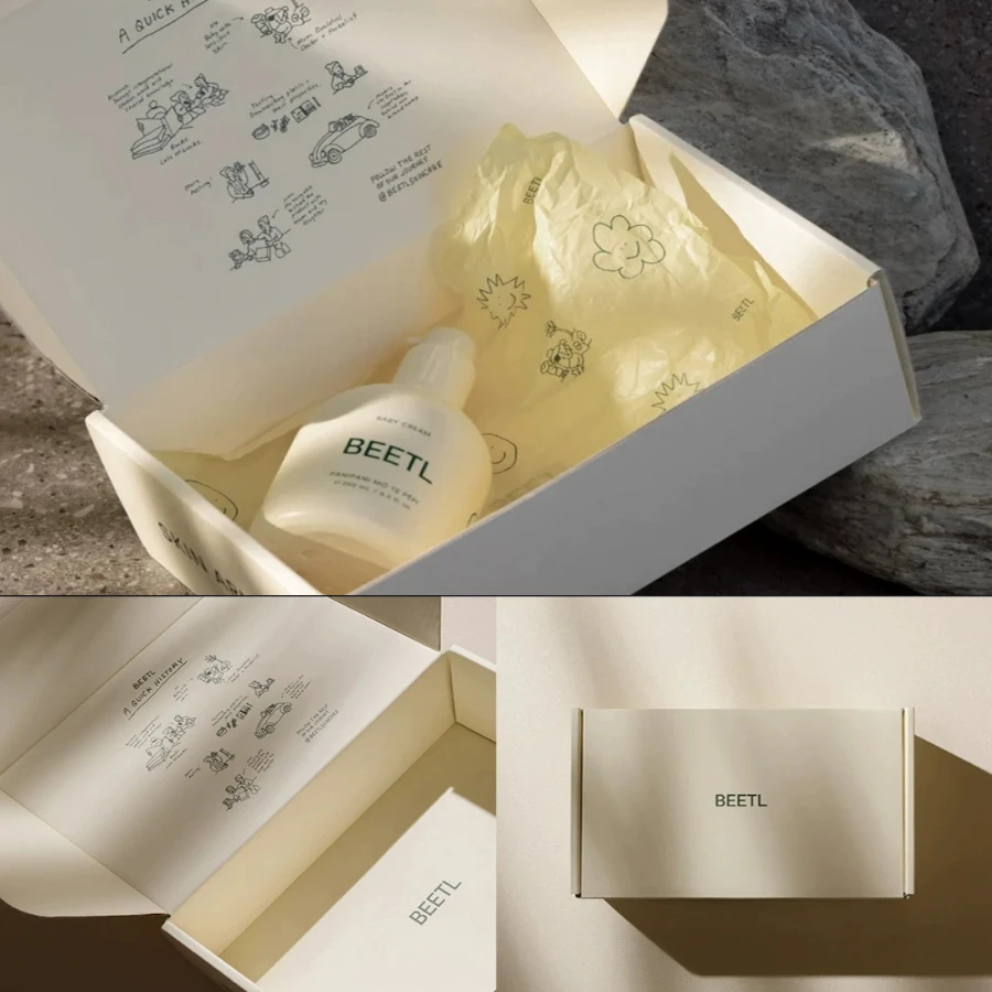 350g Karton individuell bedruckte Keksbox Seife Nuss Gewürzkarton Papierbox Kleidung Farbe Versand Verpackung Flugzeugbox – Detail 5