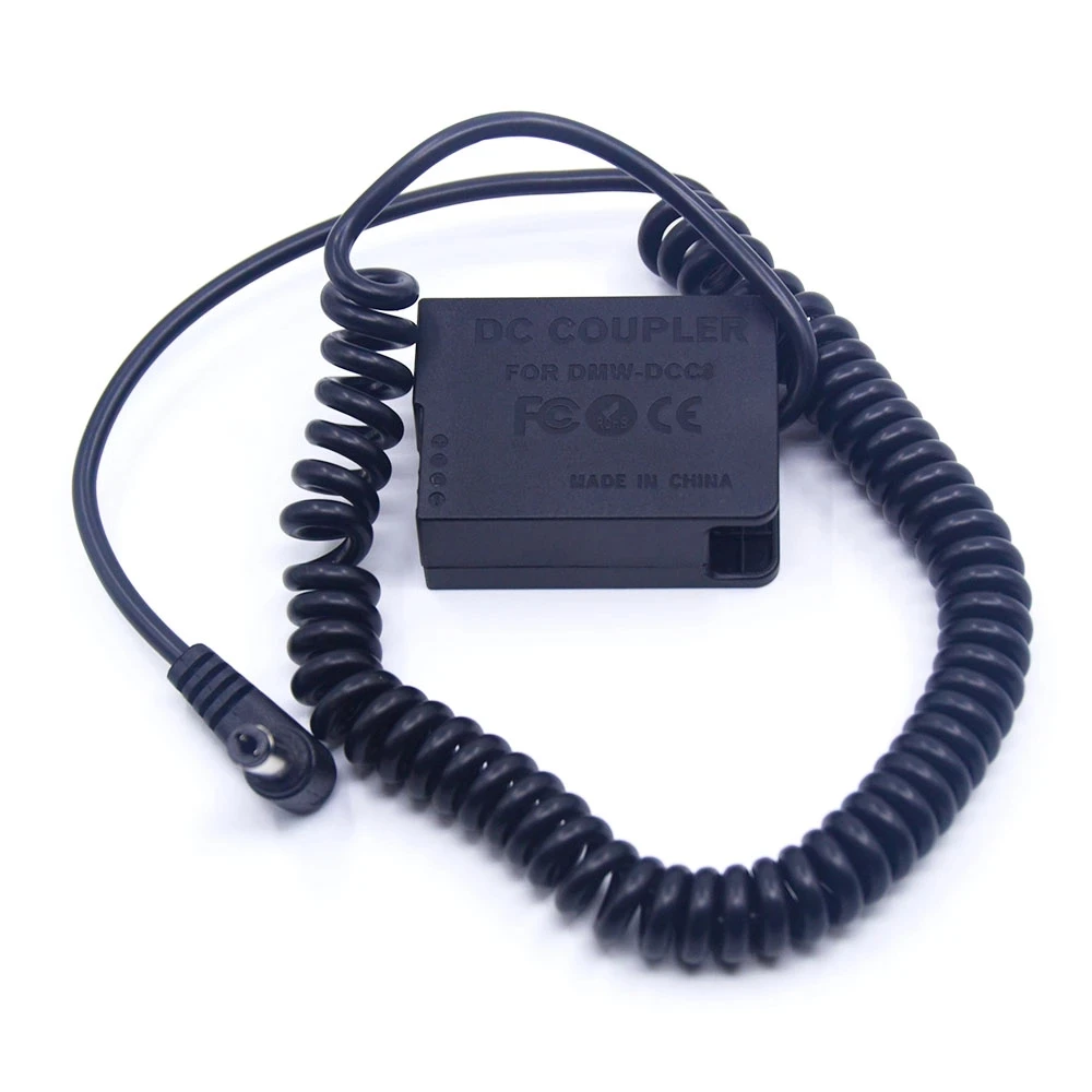 Dcc8 Dmw-Blc12 Dc Accoppiatore Cavo A Molla Batteria Falsa Per Fotocamera Panasonic Lumix Dmc Fz2500 Fz2000 Fz300 Gx8 G80 G81 G85 G5 G6