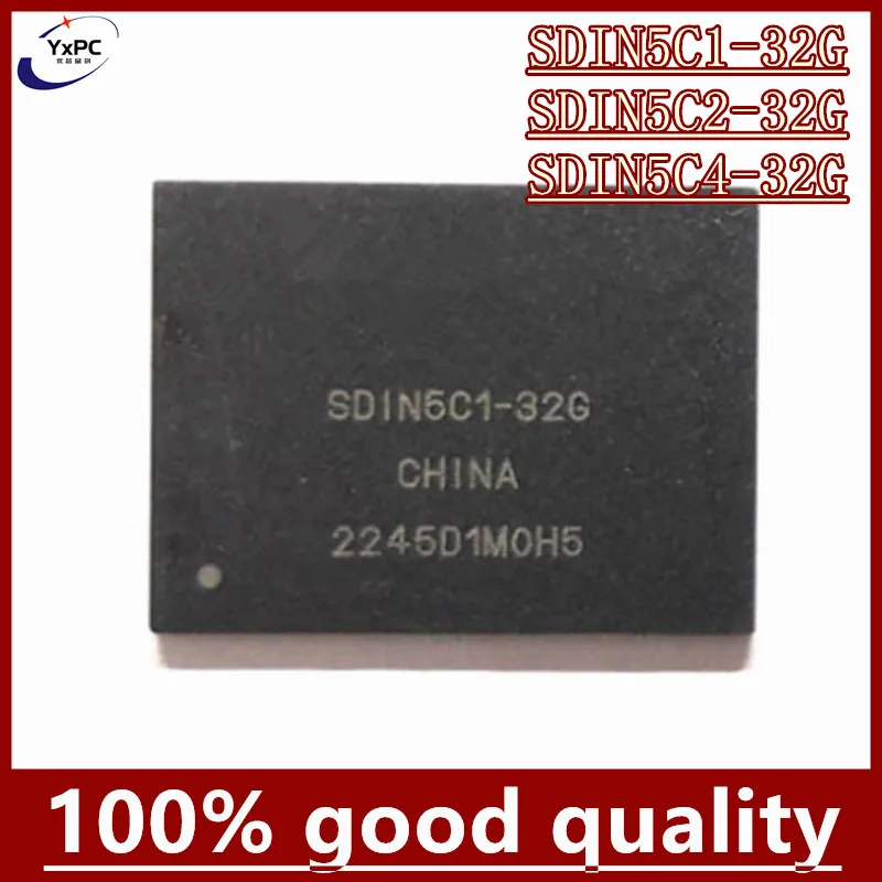 Sdin5C1-32G Sdin5C2-32G Sdin5C4-32G Sdin5C1 Sdin5C2 Sdin5C4 32G Bga169 Emmc Chipset Ic Di Memoria Flash Da 32Gb Con Palline