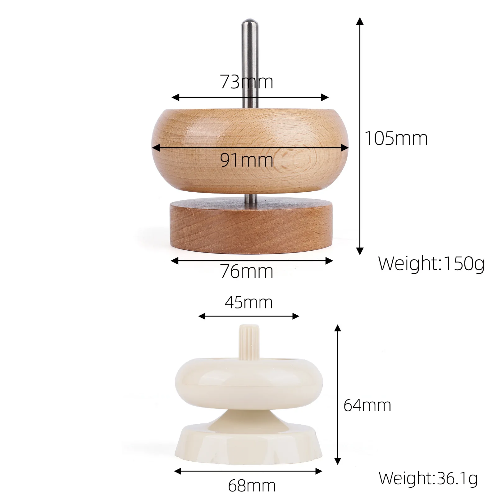 원목 회전 비즈볼 수동 회전식 빠른 스트링잉 도구 DIY 쥬얼리 제작 팔찌 목걸이 공예 용품 선물