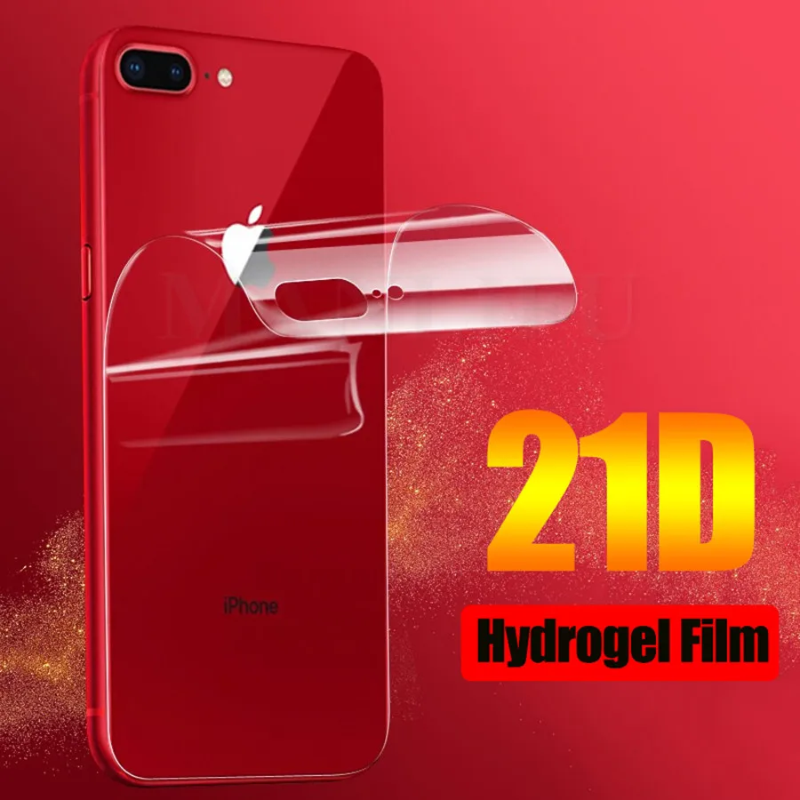 

Front Back Silicone Hydrogel Film For apple iPhone 12 13 11 14 15 Pro Max X XR 7 8 Plus SE 2020 Protective TPU Screen Protector