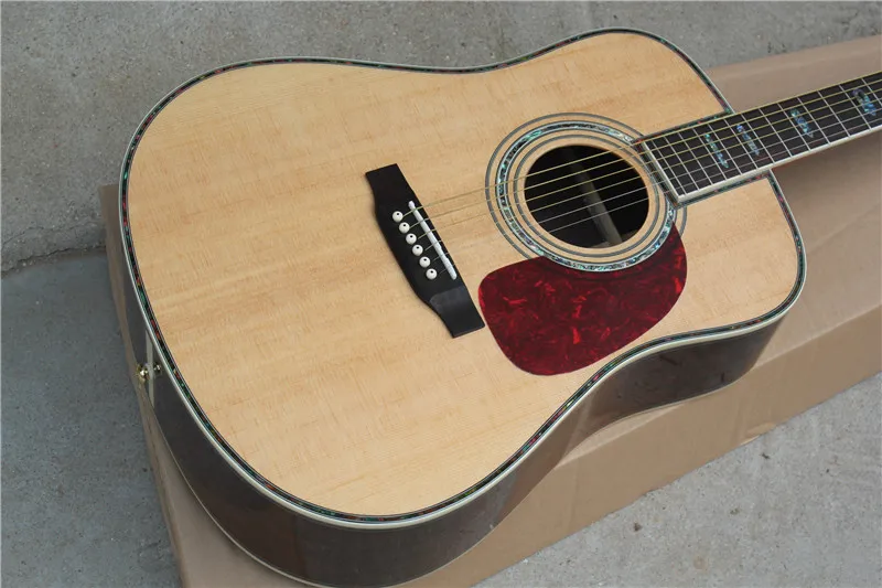 China guitar factory custom new High quality solid spruce top 41 inch acoustic D model 45 16 704 | Спорт и развлечения
