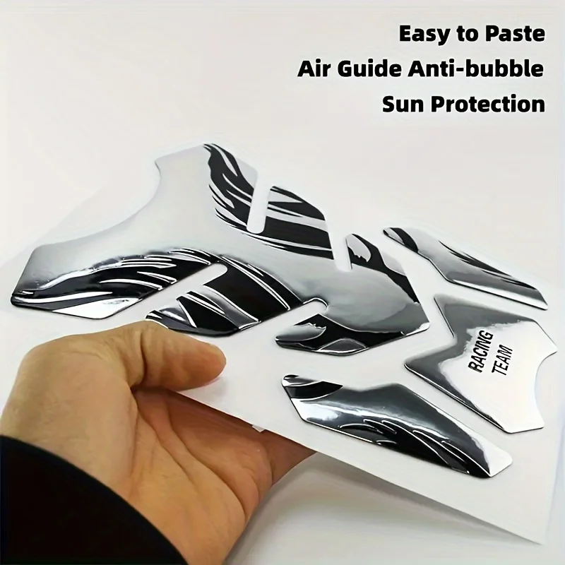 3D Gas Tank Protector for Motorcycle Tank Pad Decal PVC Soft Rubber Pad Protector Sticker Anti Slip Waterproof Sticker Moto gas tank protector sticker motorcycle stickers motorcycle tank sticker motorcycle accessories