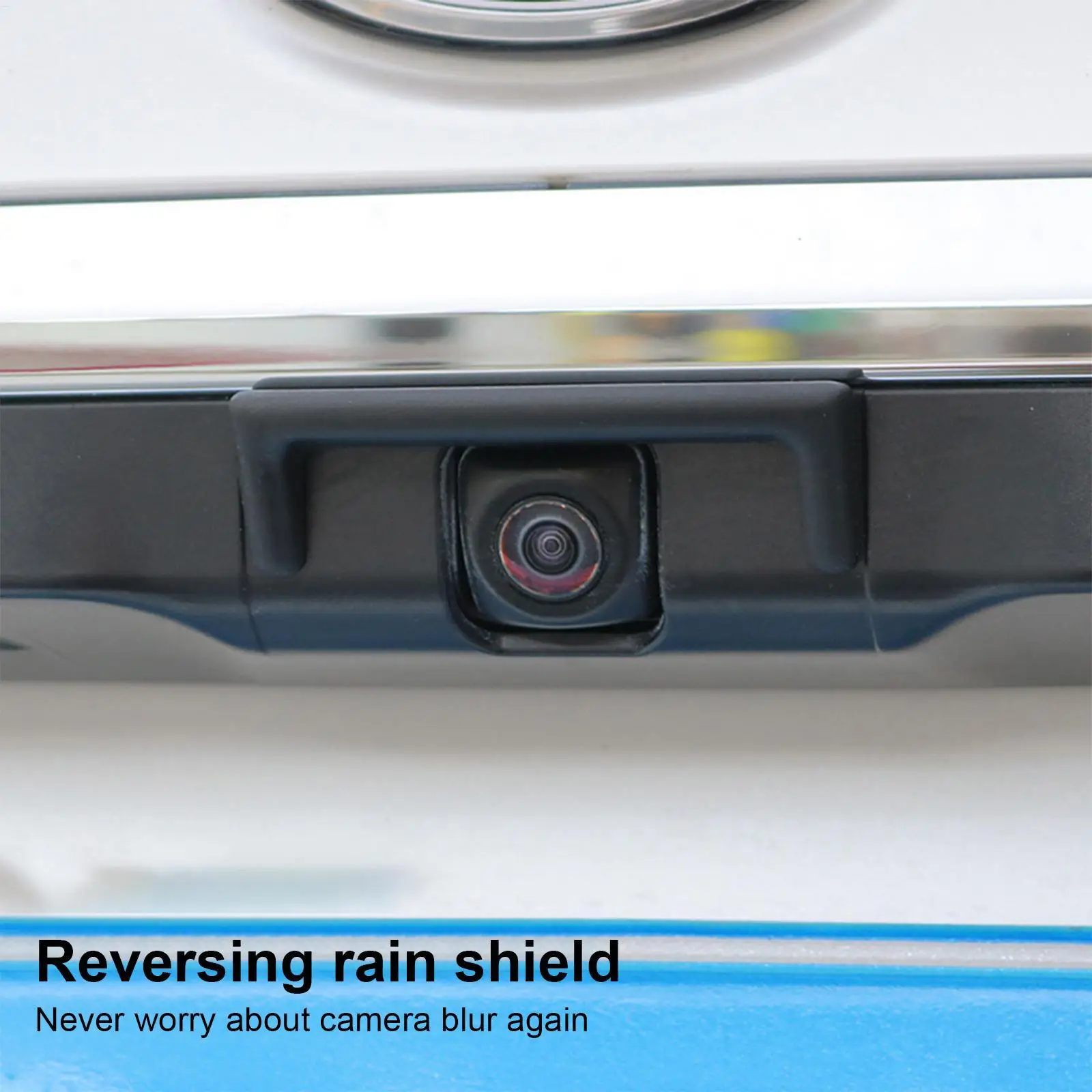 Car Reverse Camera Rain Shield Car Reversing Mirror Camera Rain Shade Cover Rainproof Waterproof Shield Car Exterior Accessories