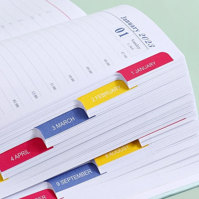 Weekly Monthly Planner 2023 | Calendar 2023 Book Weekly | Agenda Planners  2023 Date - Notebook - Aliexpress