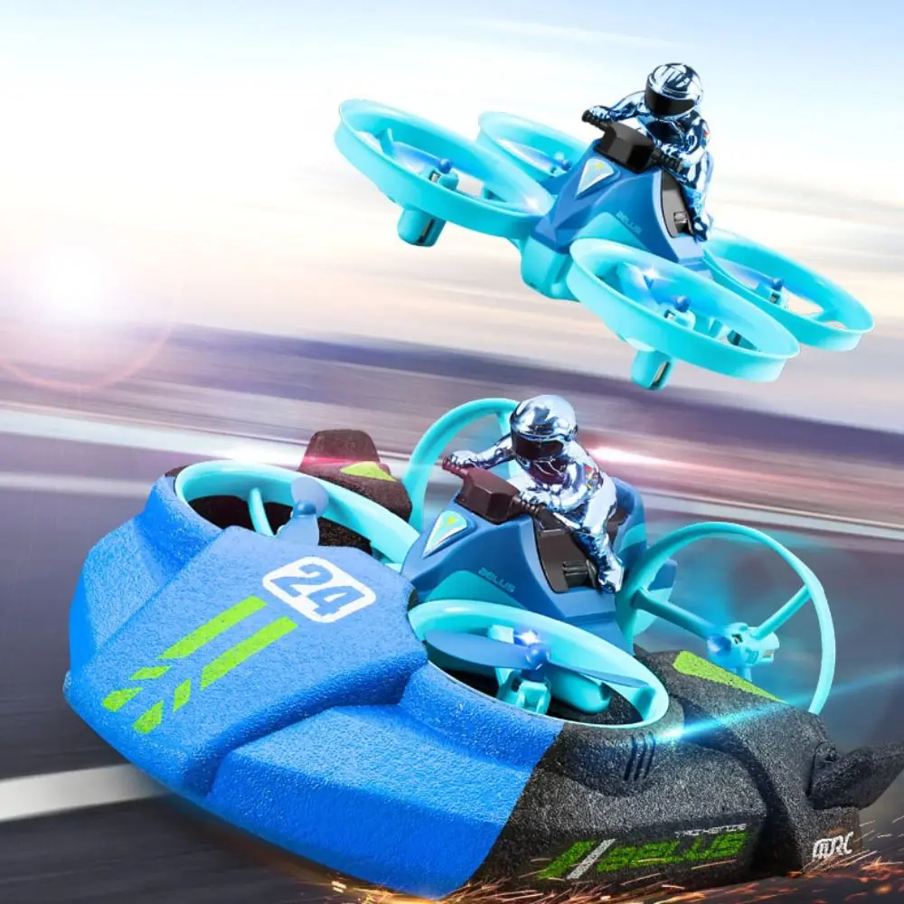 EPP Foam Mini RC Plane Remote Control Sea Land Air Flight 3 in 1 Quadcopter Boat Portable 2.4G RC Helicopter Toys