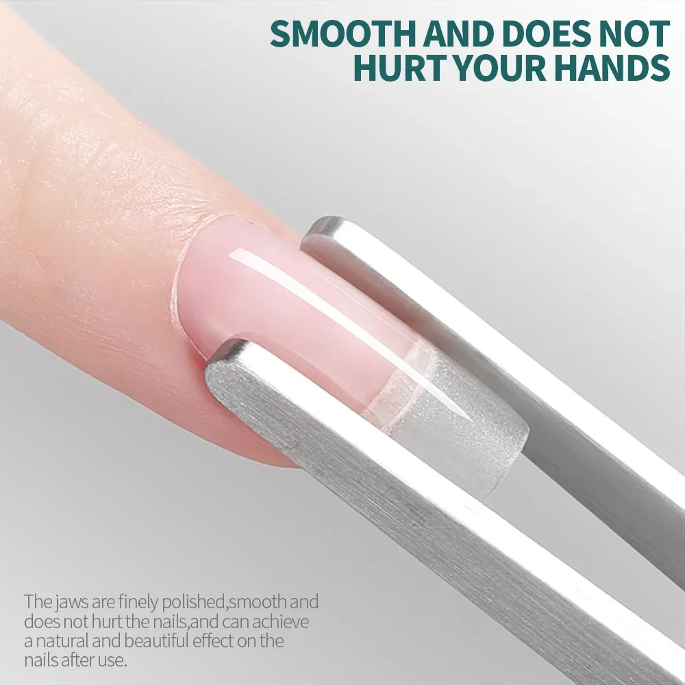 Nailpop 네일 꼬집기 도구 C 커브 네일 확장 클립 거짓 손톱 쉐이핑 족집게 다기능 전문 새로운 매니큐어