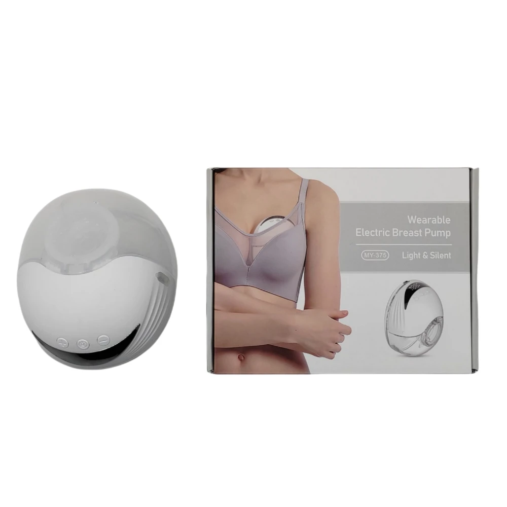 Electronic Wearable Breast Milk Pump Handsfree 4 Modes&12 Levels Adjustable High Suction BPA Free Wireless Breast Milk Extractor