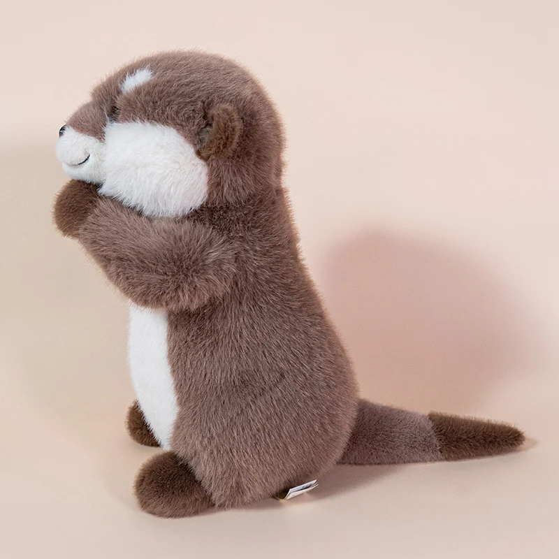 Charming Magnetic Otter Plush Toy - Soft Stuffed Animal Doll
