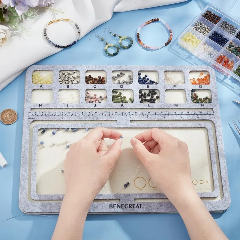 50 Perles Boules Feutre Feutrine Bleu - Perles De Feutre De Laine - Boules De Feutre