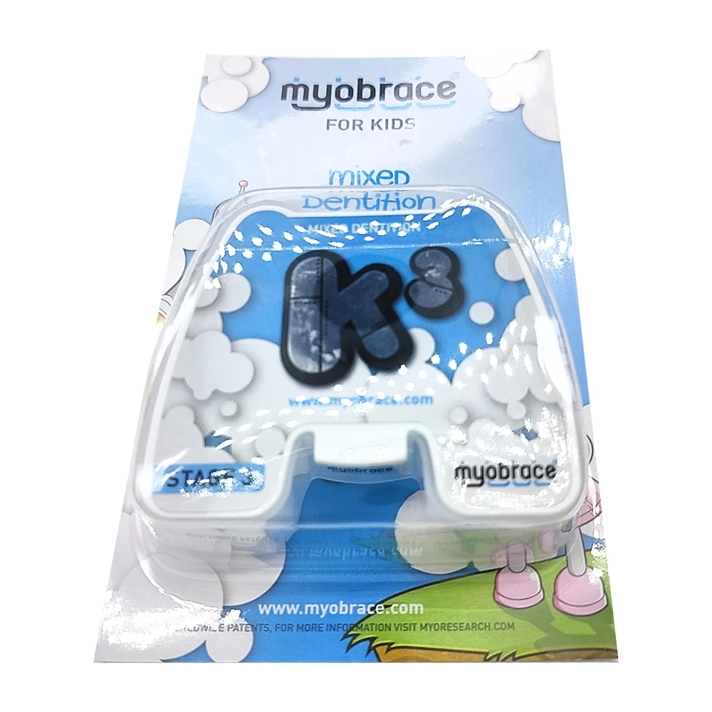 Myobrace K3 Apparecchio Per Allenatore Ortodontico Dentale Mrc Trainer K3 Età 5-10 Morso Aperto K3 Allineamento E Ritenzione Dell'Allenatore Dei Denti