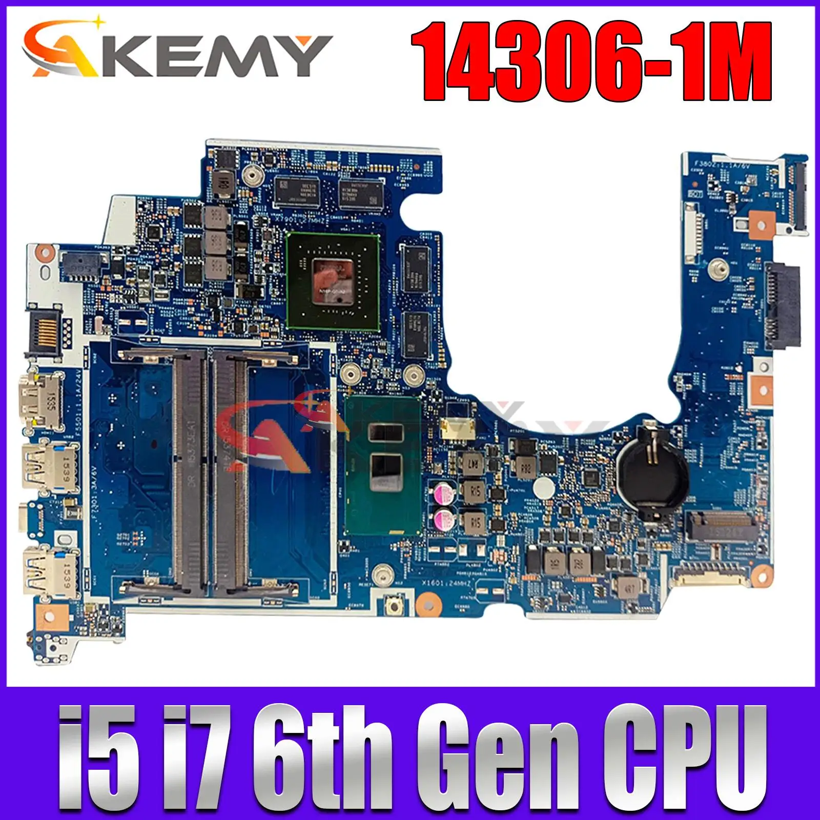 

For Acer VN7-572 VN7-572G laptop motherboard I5 I7 6th Gen CPU GTX950/945M 14306-1M NBG6G11002