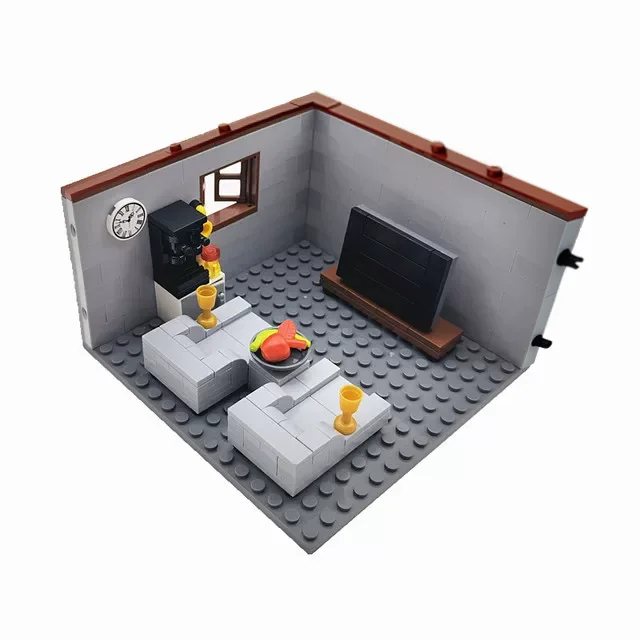 City House Building Blocks Toy Set for Kids - Creative DIY Bricks with Furniture