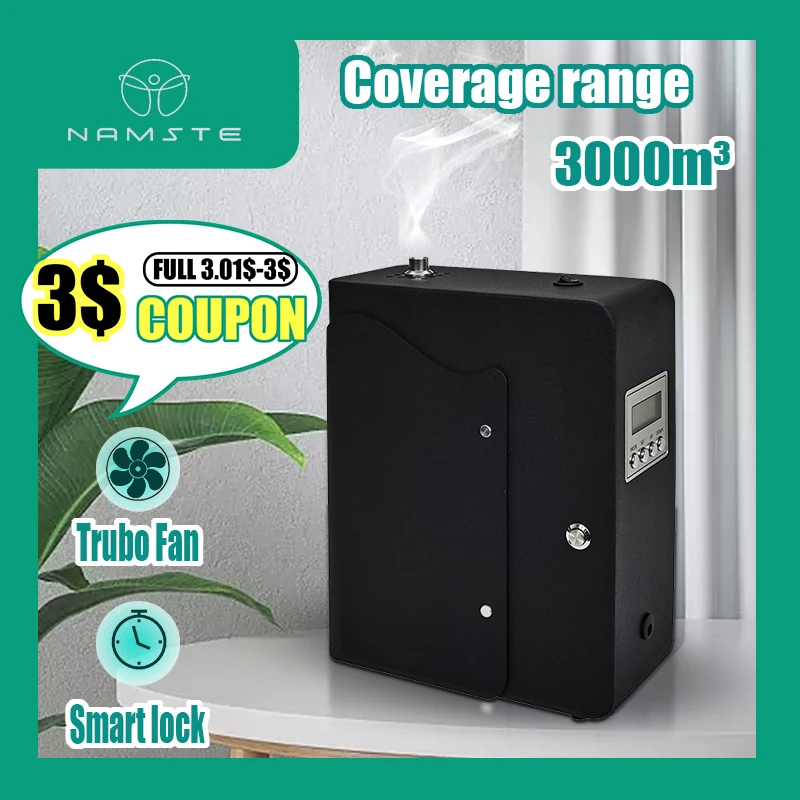 

NAMSTE Perfume Diffuser Essential Oil Aromatherapy Machine Built in Fan Fragrance Spray HVAC Air Purifier Home Appliances