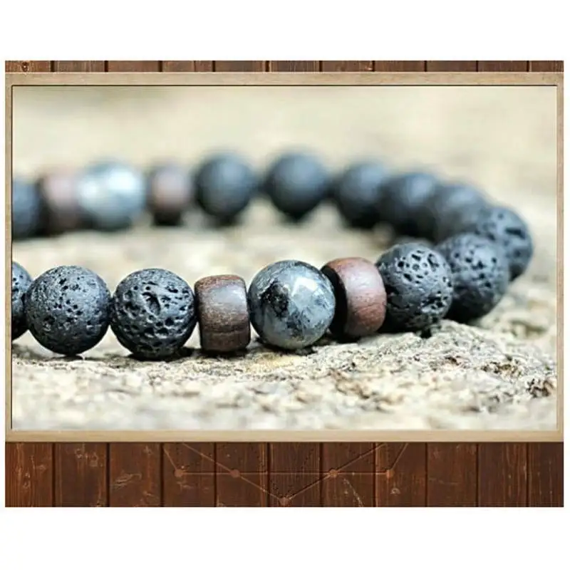 Pulseira masculina de Buda tibetano: equilíbrio espiritual e estilo em uma jóia única - Imagem 3